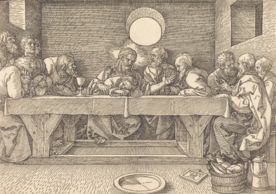 Ostatnia Wieczerza, 1523. autorstwa Albrecht Dürer