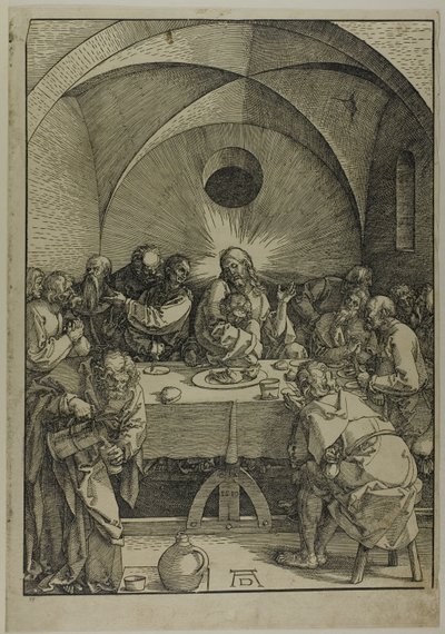 Ostatnia Wieczerza, z „Wielkiej Pasji” autorstwa Albrecht Dürer