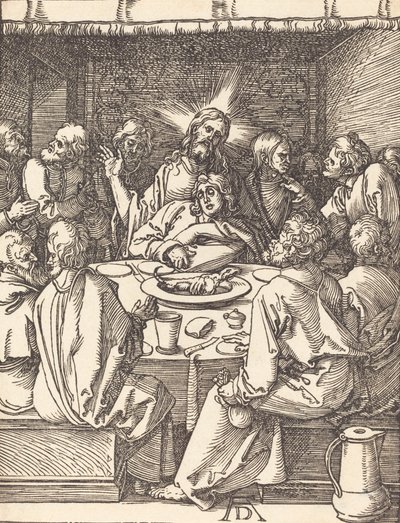 Ostatnia Wieczerza, prawdopodobnie ok. godz. 15091510. autorstwa Albrecht Dürer