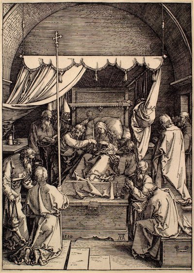Życie Marii Panny: Śmierć Marii Panny autorstwa Albrecht Dürer