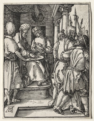Mała Pasja: Piłat myje ręce autorstwa Albrecht Dürer