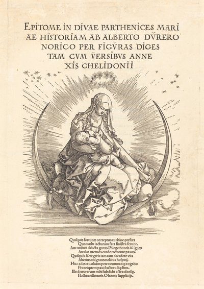 Madonna na Półksiężycu autorstwa Albrecht Dürer