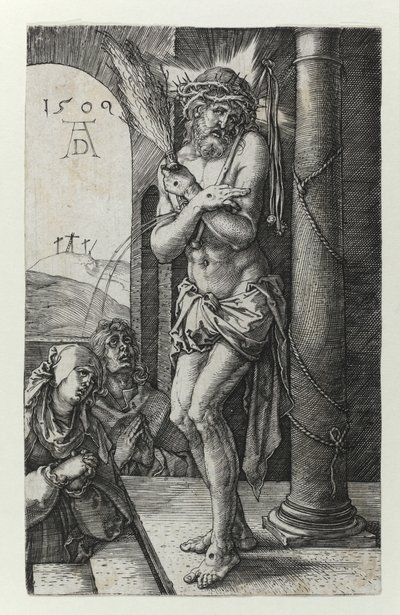 Mąż boleści, 1509 autorstwa Albrecht Dürer