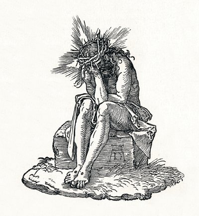 Mąż boleści. Strona tytułowa do Małej pasji, c1511, 1906 autorstwa Albrecht Dürer
