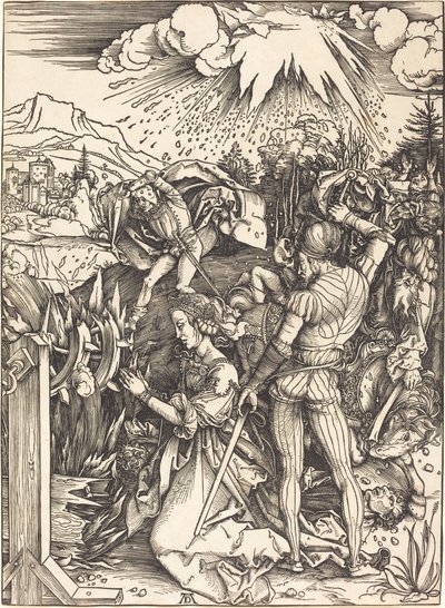 Męczeństwo św. Katarzyny autorstwa Albrecht Dürer