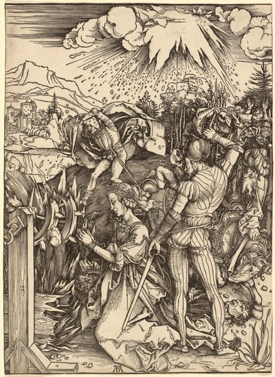 Męczeństwo św. Katarzyny autorstwa Albrecht Dürer