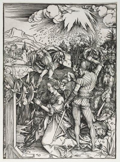 Męczeństwo św. Katarzyny Aleksandryjskiej autorstwa Albrecht Dürer