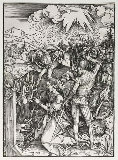 Męczeństwo św. Katarzyny Aleksandryjskiej, ok. godz. 1497. autorstwa Albrecht Dürer