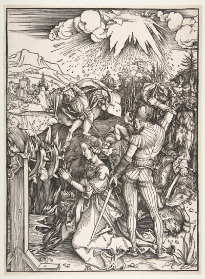 Męczeństwo św. Katarzyny Aleksandryjskiej.n.d. autorstwa Albrecht Dürer