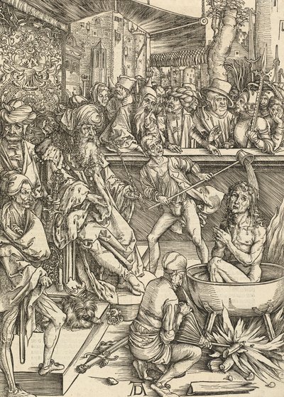 Męczeństwo św. Jana, 1498. autorstwa Albrecht Dürer