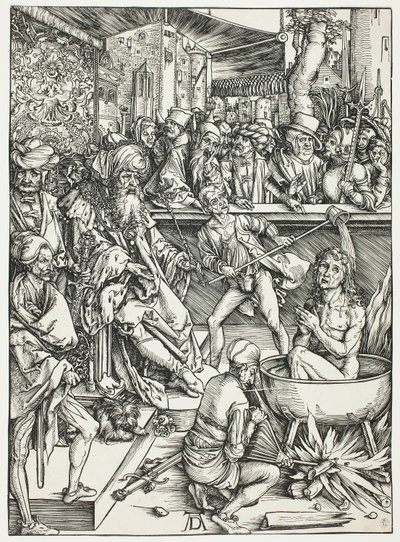 Męczeństwo św. Jana, z Apokalipsy autorstwa Albrecht Dürer
