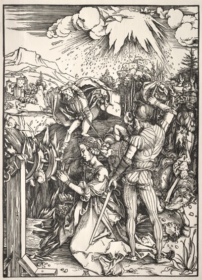 Męczeństwo św. Katarzyny autorstwa Albrecht Dürer