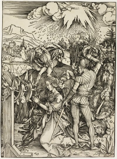 Męczeństwo św. Katarzyny autorstwa Albrecht Dürer