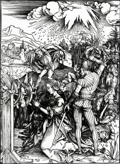 Męczeństwo św. Katarzyny autorstwa Albrecht Dürer