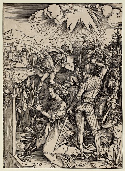 Męczeństwo świętej Katarzyny Aleksandryjskiej autorstwa Albrecht Dürer