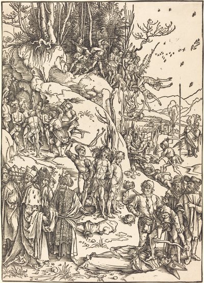 Męczeństwo dziesięciu tysięcy autorstwa Albrecht Dürer