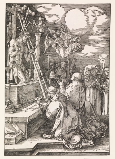 Msza św. Grzegorza autorstwa Albrecht Dürer