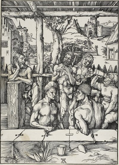 Kąpiel męska autorstwa Albrecht Dürer