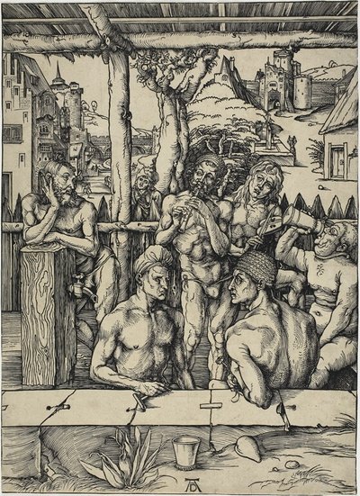 Kąpiel męska autorstwa Albrecht Dürer