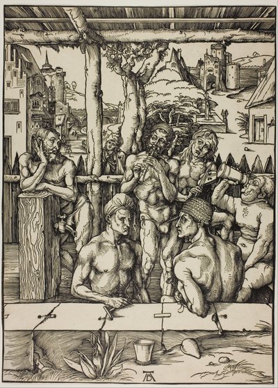 Kąpiel męska autorstwa Albrecht Dürer