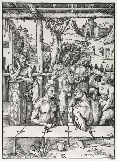 Łaźnia męska autorstwa Albrecht Dürer