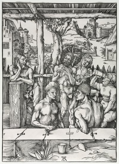 Łaźnia Męska, ok. 1930 r. 1496-1497. autorstwa Albrecht Dürer