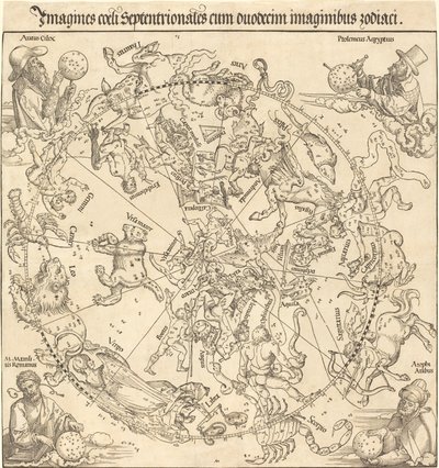 Północna półkula niebieska autorstwa Albrecht Dürer