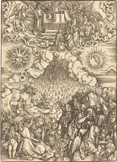 Otwarcie piątej i szóstej pieczęci autorstwa Albrecht Dürer