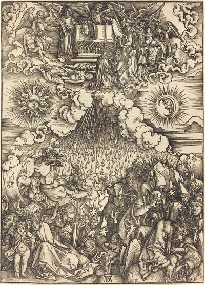 Otwarcie piątej i szóstej pieczęci autorstwa Albrecht Dürer