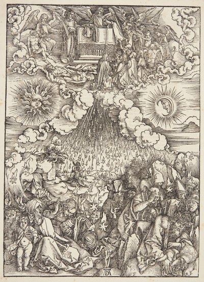 Otwarcie piątej i szóstej pieczęci autorstwa Albrecht Dürer