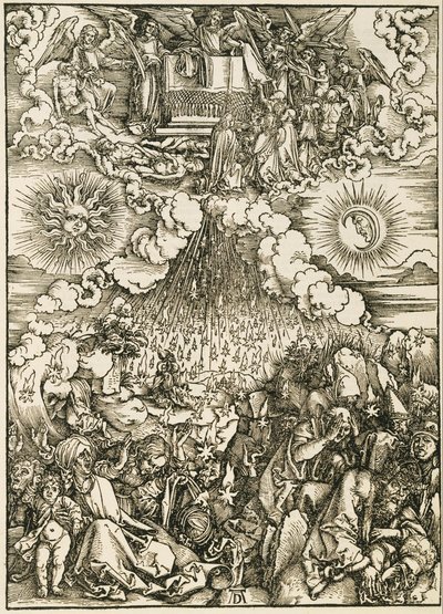 Otwarcie piątej i szóstej pieczęci autorstwa Albrecht Dürer