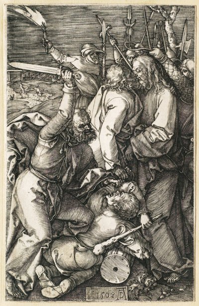 Pasja: zdrada Chrystusa autorstwa Albrecht Dürer
