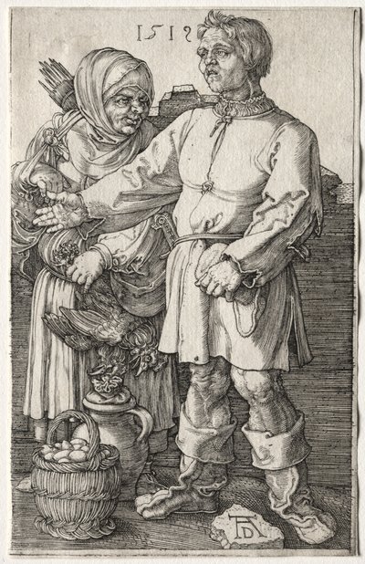 Chłopi na Rynku autorstwa Albrecht Dürer