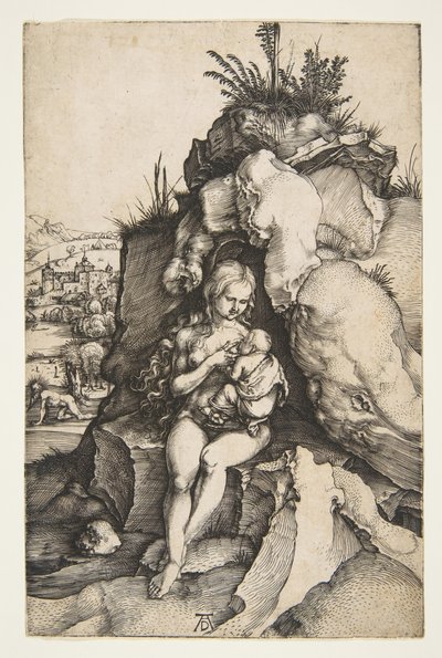 Pokuta św. Jana Chryzostoma, ca. 1496. autorstwa Albrecht Dürer