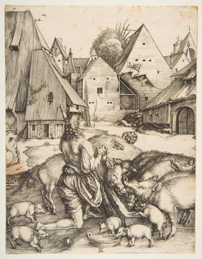 Syn marnotrawny autorstwa Albrecht Dürer