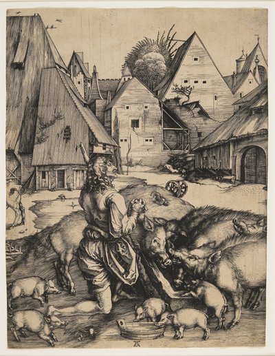 Syn marnotrawny autorstwa Albrecht Dürer