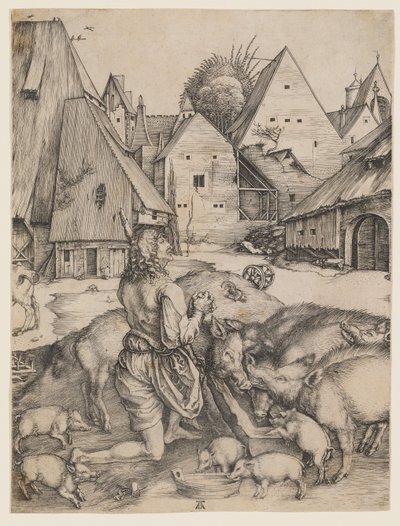 Syn marnotrawny autorstwa Albrecht Dürer
