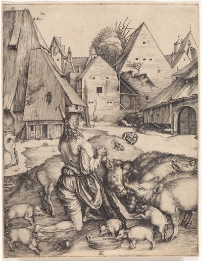 Syn marnotrawny autorstwa Albrecht Dürer