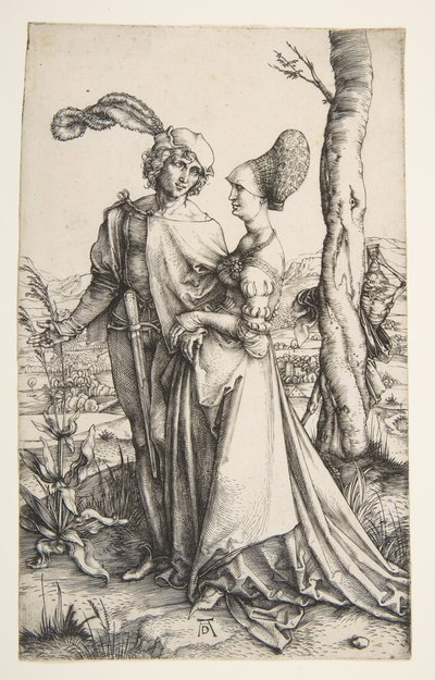 Promenada, ca. 1498. autorstwa Albrecht Dürer