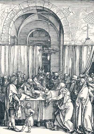 Odrzucenie ofiary Joachima, 1506 1906 autorstwa Albrecht Dürer