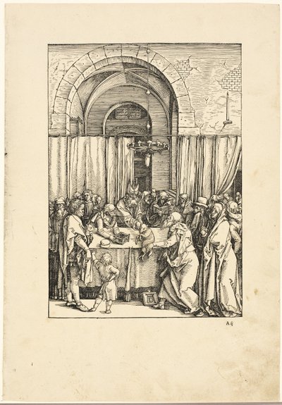 Odrzucenie ofiary Joachima, z Życia Dziewicy autorstwa Albrecht Dürer