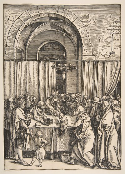 Odrzucenie ofiary Joachimsa, z Życia Dziewicy, ca. 1504. autorstwa Albrecht Dürer