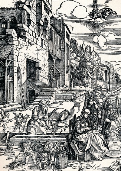 Odpoczynek podczas ucieczki do Egiptu, 1506 1906 autorstwa Albrecht Dürer