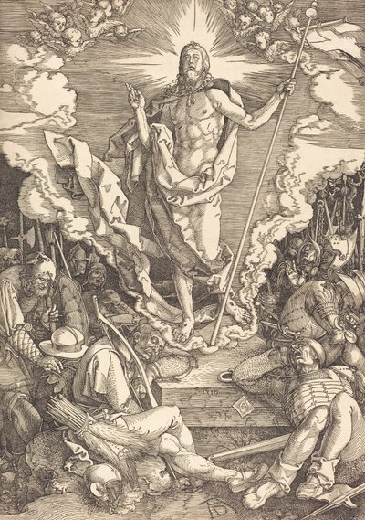 Zmartwychwstanie, 1510. autorstwa Albrecht Dürer