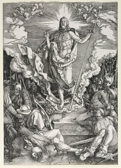 Zmartwychwstanie, 1510. autorstwa Albrecht Dürer