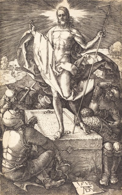 Zmartwychwstanie, 1512. autorstwa Albrecht Dürer