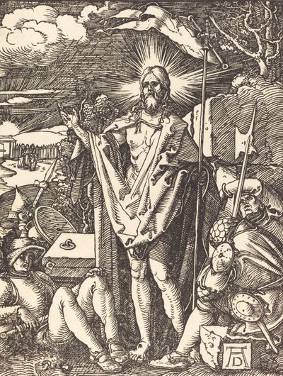 Zmartwychwstanie prawdopodobnie ok. 15091510. autorstwa Albrecht Dürer