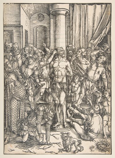 Biczowanie Chrystusa. autorstwa Albrecht Dürer