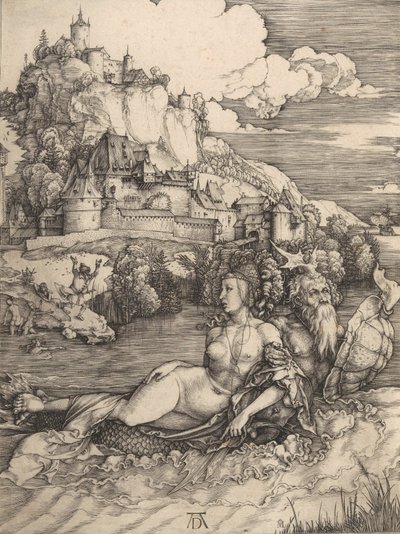 Morski potwór, ok. 1498., ok. 1498. autorstwa Albrecht Dürer