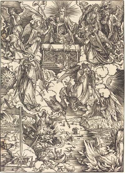 Siedmiu Aniołów z Trąbami autorstwa Albrecht Dürer